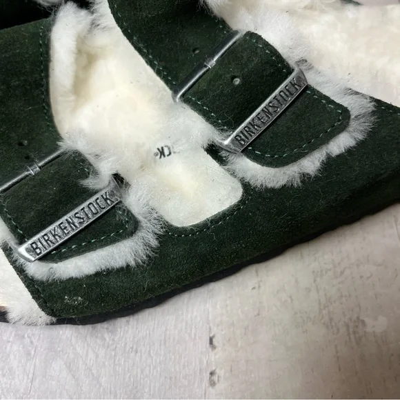 NWOT Birkenstock Arizona Shearling-Lined Sandals Size 39 - Picture 5 of 8